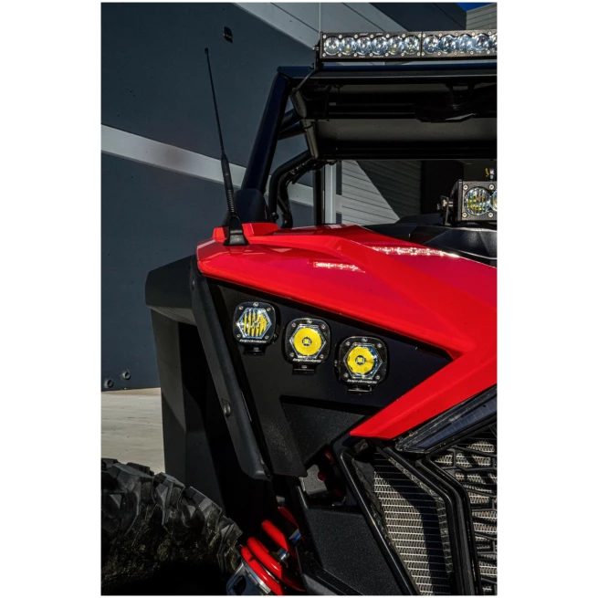 Polaris S1 Triple LED Headlight Kit - Polaris 2020-24 RZR Pro XP; 2024 RZR Pro R/Turbo R - Image 3