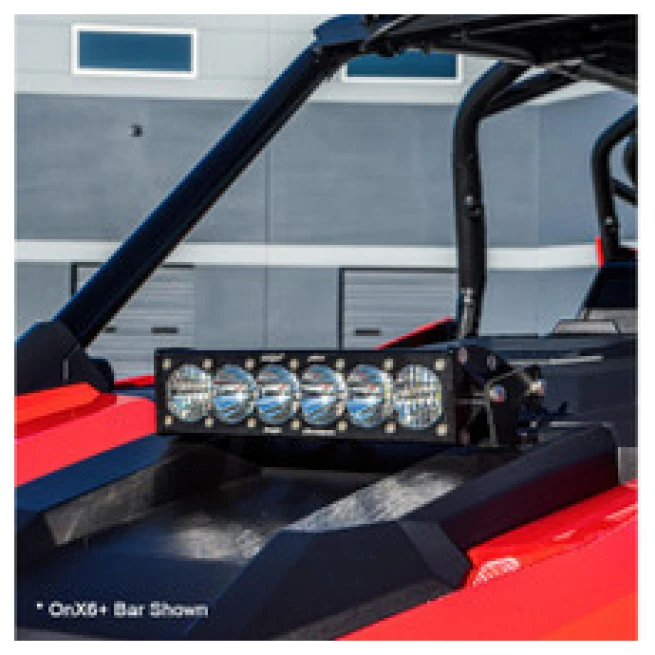 Polaris S8 10 Inch Hood Mount Light Bar Kit - Polaris 2020-24 RZR Pro XP; 2024 RZR Turbo R - Image 2