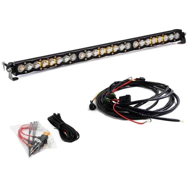 Polaris S8 30 Inch Roof Mount Light Bar Kit - Polaris 2016-21 RZR Turbo/S; 2015-21 RZR 900; 2014-22 RZR XP 1000