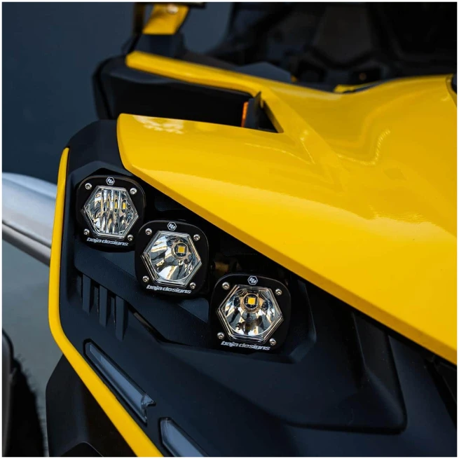 Can-Am Maverick R Triple S1 "Unlimited" Headlight Kit - Can-Am Maverick R 2024