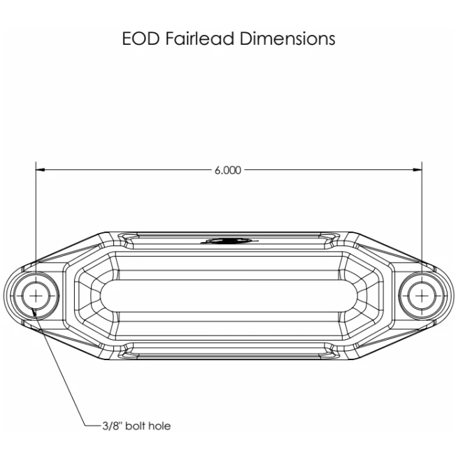 Elektric Offroad Designs UTV Winch Fairlead and Hook | Black - Image 13