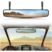 15" UTV Race Convex Center Mirror with 3/4 1.75" or 2" Clamps - Image 8