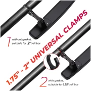 15" UTV Race Convex Center Mirror with 3/4 1.75" or 2" Clamps - Image 2