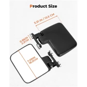 220Lbs Magnetic Side Mirrors for UTV Golf Cart Tractor Forklifts - Image 5