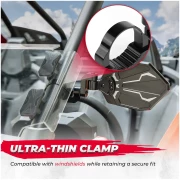 CNC Aluminum UTV Side Mirrors for 1.6"-2" Roll Bar - Image 6