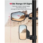 Side Mirrors with LED Turn Lights for 1.6"-2" Roll Bar (New Design) - Image 6