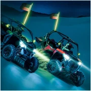 UTV RGB 1.62"-2'' Rear View Side Mirrors with Bluetooth (1 pair) - Image 7