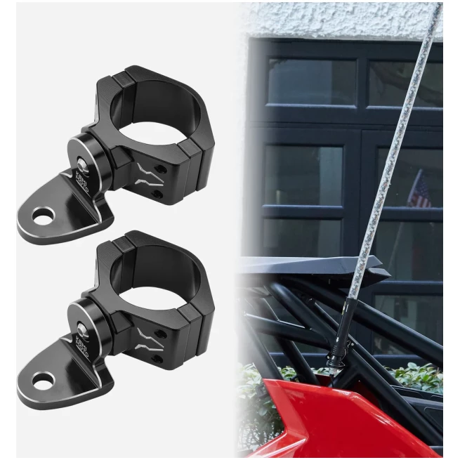 UTV Flag Mount/Whip Light Mount for 1.75 to 2 inch Roll Bar - Image 2