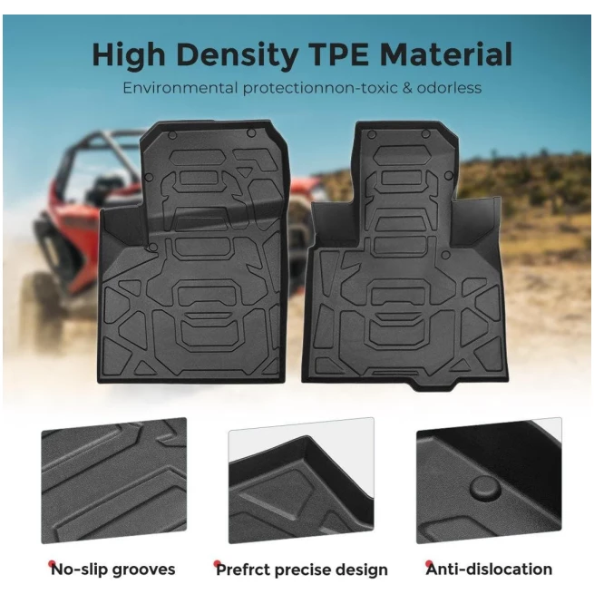 Floor Mats Liners For Polaris RZR PRO XP 2020-2024 - Image 2