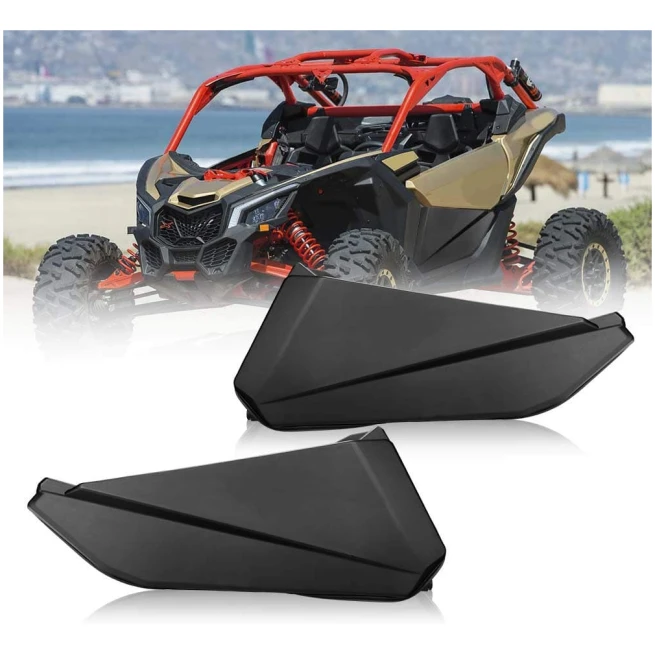 Front Lower Doors with Metal Frame for Can-Am Maverick X3