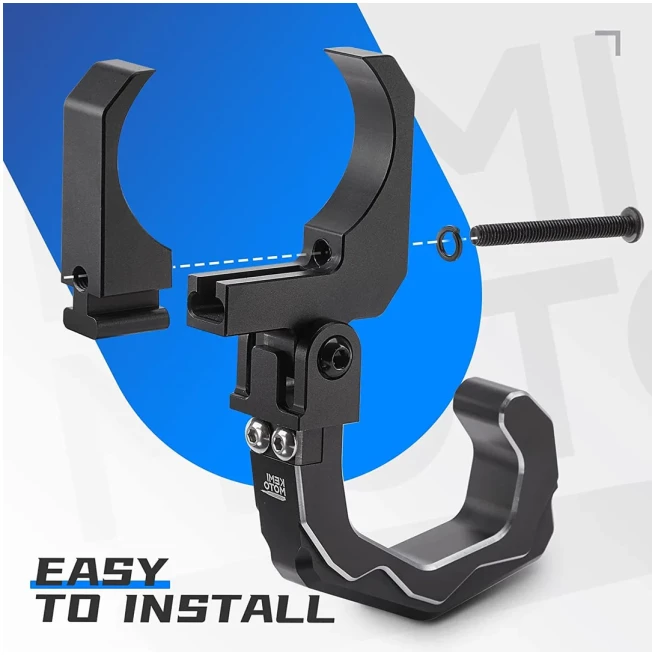 UTV Roll Cage Helmet Hook fit 1.6"-2" Roll Bar for Polaris, Can-Am, Kawasaki - Image 7