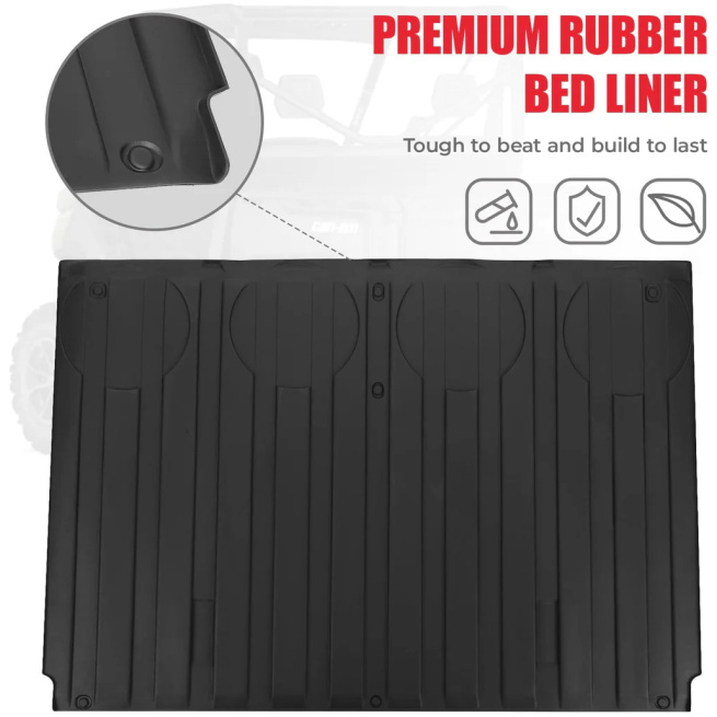 Rubber Full Bed Liner For Can-Am Defender - Image 5