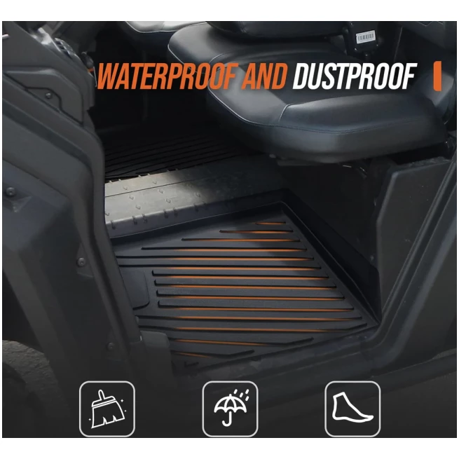 TPE Floor Mats for Can-Am Defender 2016-2024 - Image 8
