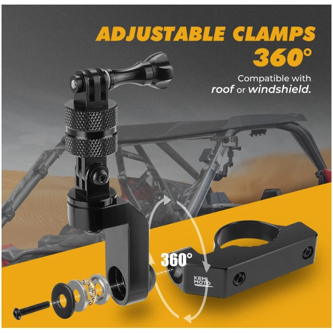 Universal GoPro Roll Bar Mount - Image 4