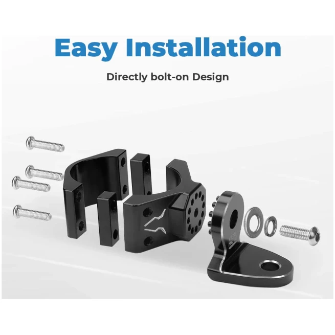 UTV Flag Mount/Whip Light Mount for 1.75 to 2 inch Roll Bar - Image 6