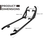 Nerf Bars Rock Sliders For Polaris RZR XP 1000/ XP Turbo - Image 3