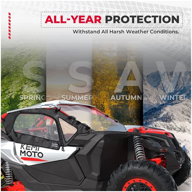 Soft Cab Enclosures Upper Windows for Can-am Maverick X3 - Image 2