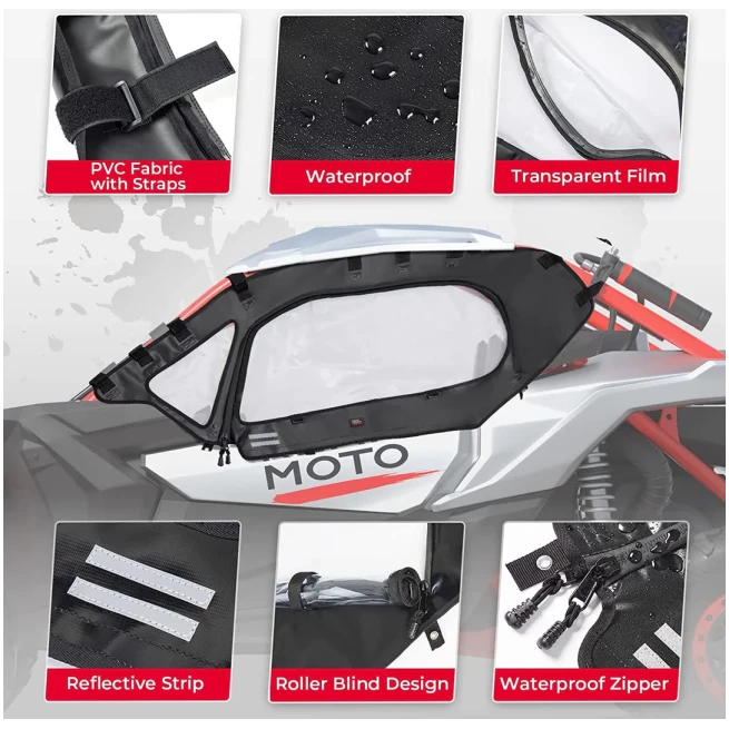 Soft Cab Enclosures Upper Windows for Can-am Maverick X3 - Image 6