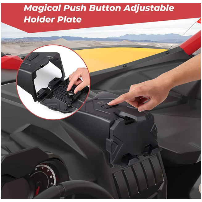 Tablet Holder With Storage Box for Can Am Maverick X3/Max - Image 2