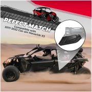 4pcs Lower Doors Panels with Metal Frame for Can-Am Maverick X3 MAX - Image 4
