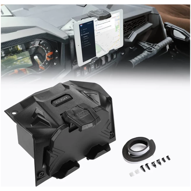 Tablet Holder With Storage Box for Polaris RZR XP 1000/ XP Turbo - Image 8
