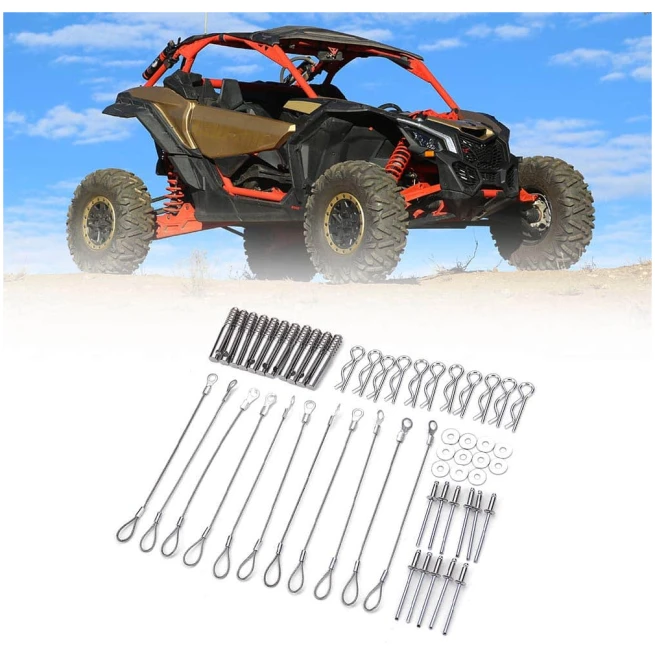 Quick-Release Clutch Cover Pins for Can Am Maverick X3