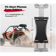 Universal Phone Holder for 0.6-1.25"/1.5-1.75" Roll Bar - Image 2