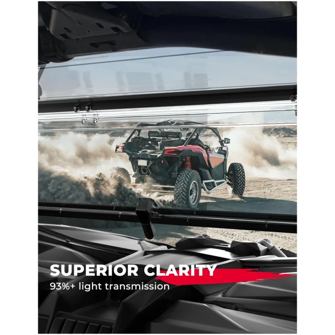 Upgraded Flip Windshield for Can Am Maverick X3/ X3 Max - Image 2