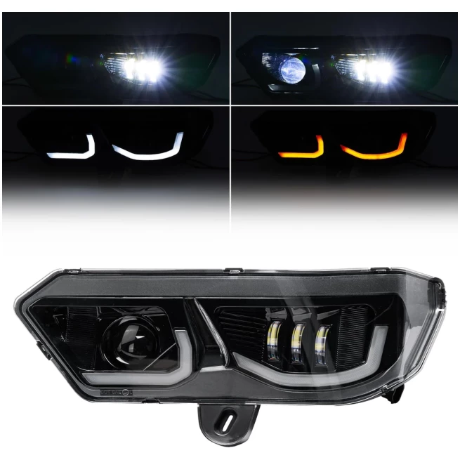 LED Headlights Assembly Kit for Can-Am Defender - Image 2