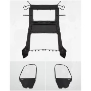 UTV Cab Enclosure Heavy-Duty 900D for Yamaha Rhino with Half Doors - Image 2