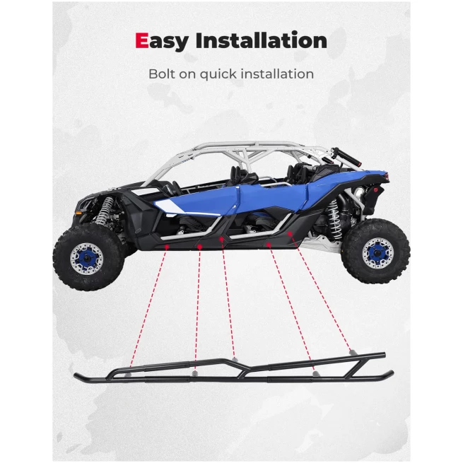 Nerf Bars, Rock Sliders for Can-Am Maverick X3 MAX - Image 2