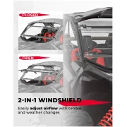 Upgraded Flip Windshield for Can Am Maverick X3/ X3 Max - Image 3
