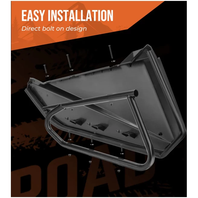 Front Lower Doors with Metal Frame for Can-Am Maverick X3 - Image 3
