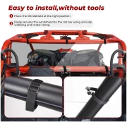 Rear Windshield for Can Am Maverick X3/ X3 Max - Image 4