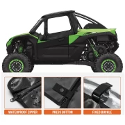 Soft Cab Enclosures Upper Door Set for Kawasaki Teryx 1000 - Image 4