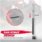 Rear Rack Spare Tire Rack with Gas Strut for Can Am X3 / X3 Max - Image 4