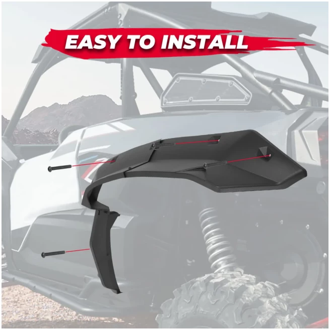 Mud Fender Flares for Kawasaki Teryx KRX 1000 - Image 5