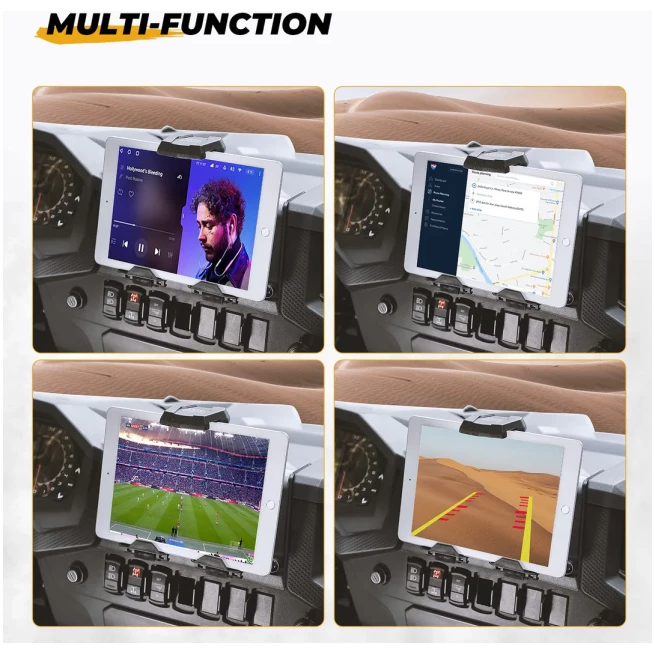 Tablet Holder With Storage Box for Polaris RZR XP 1000/ XP Turbo - Image 5