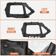 Soft Cab Enclosures Upper Door Set for Kawasaki Teryx 1000 - Image 5