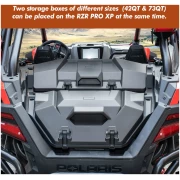 73 QT Rear Storage Bed Box for Polaris RZR PRO XP / 4 (2020-2024) - Image 5