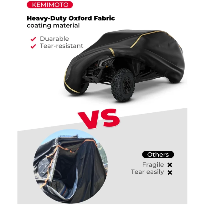 UTV 4-Seater Cover For Can Am Maverick X3 Max/ RZR/ General - Image 5