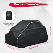 UTV Cover for Can-Am Maverick X3, Polaris RZR, Kawasaki - Image 6