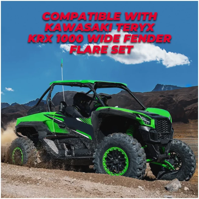 Mud Fender Flares for Kawasaki Teryx KRX 1000 - Image 6