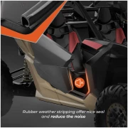 Front Lower Doors with Metal Frame for Can-Am Maverick X3 - Image 5