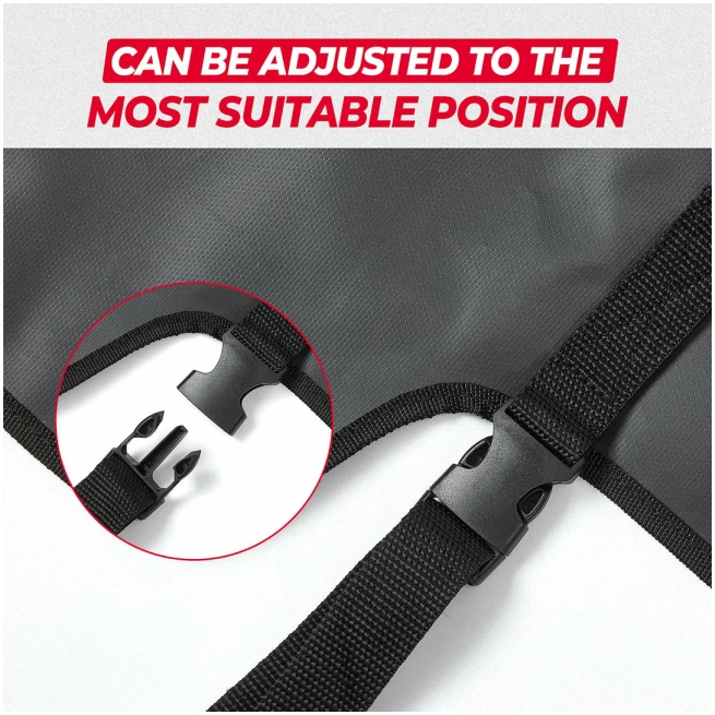 Rear Soft Rear Windshield for Kawasaki TERYX 4 800 - Image 7