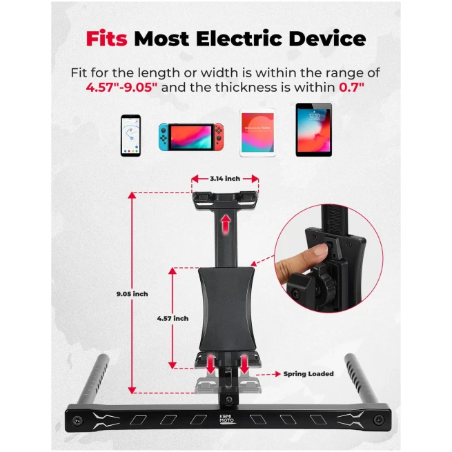 Electronic Device Mounts with Grab Bar For RZR PRO XP/R/Turbo R - Image 7