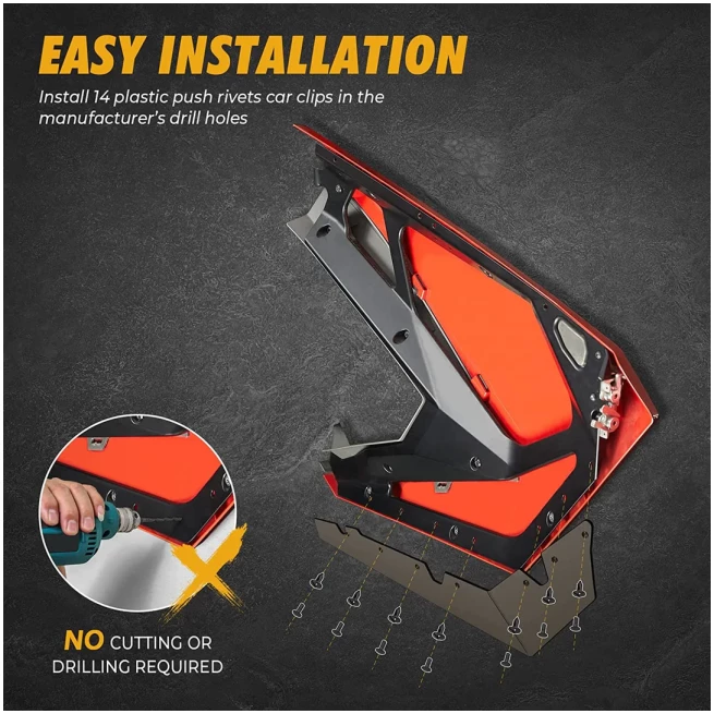 Lower Door Panels Insert Kit for Polaris RZR Pro XP/R - Image 3