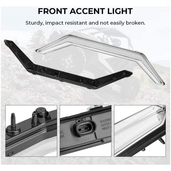 UTV LED Center Grill Light Accent Light for Polaris RZR PRO XP 4 / PRO R - Image 2
