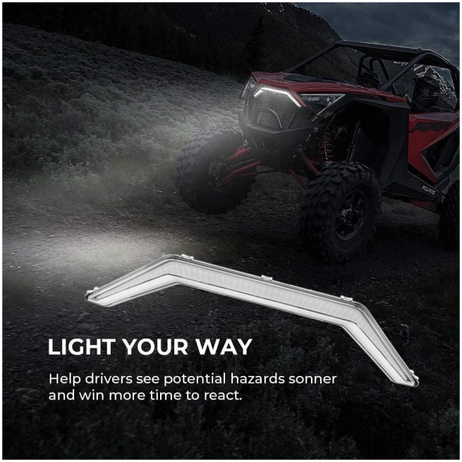 UTV LED Center Grill Light Accent Light for Polaris RZR PRO XP 4 / PRO R - Image 5