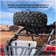 Spare Tire Mount Holder Rack for Polaris RZR PRO XP/ RZR PRO XP4 - Image 2